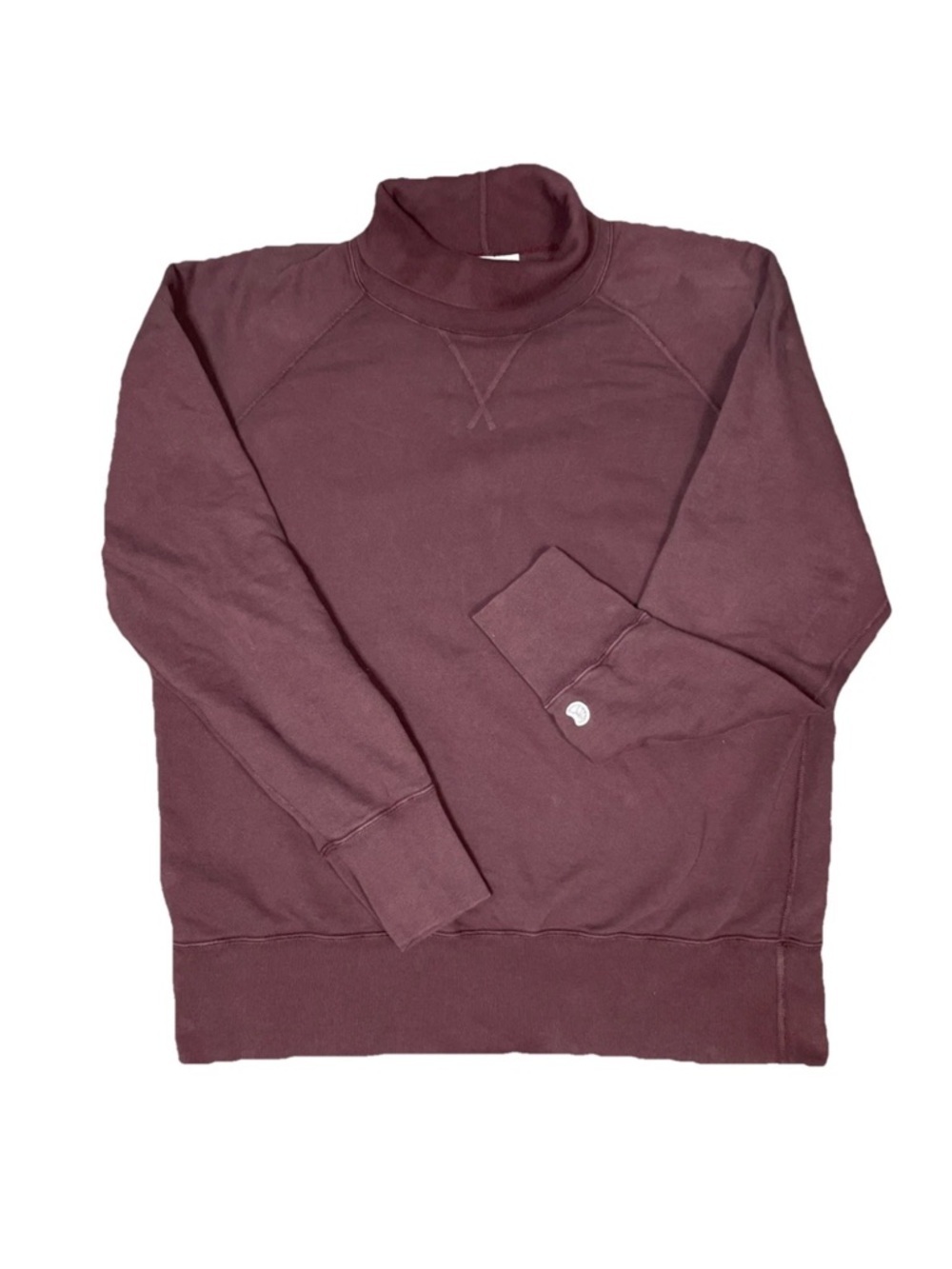 Todd Snyder X Champion Sweatshirt  Mens XL Maroon Turtleneck Pullover Stitches